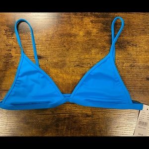 Pacsun Blue Indio Triangke Bikini Top